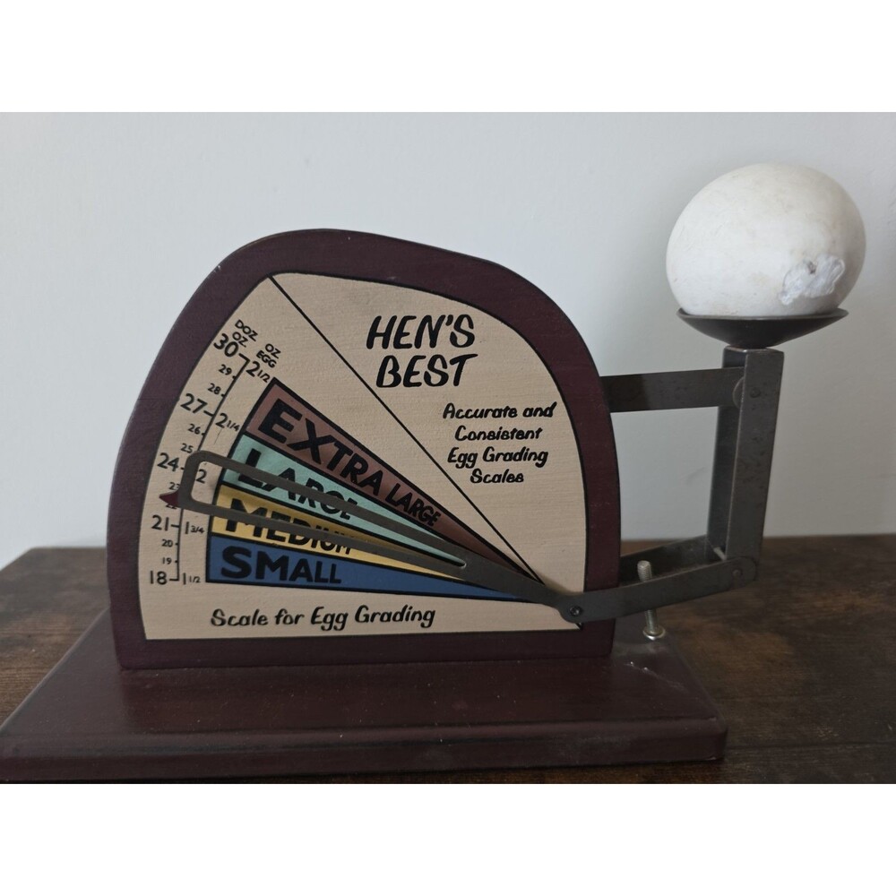 Vintage Style Decorative Egg Scale, Not A Real Scale